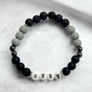 Grabovoj hematit 4989 mély alvás ásvány karkötő