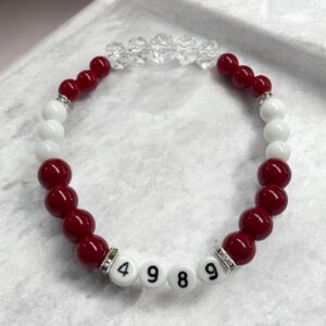 Grabovoj vörös korall 4989 mély alvás ásvány karkötő