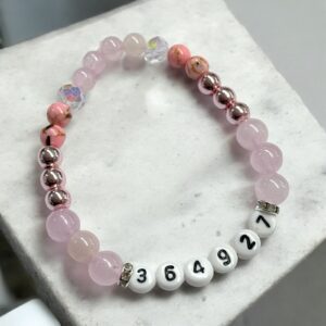 Grabovoj rózsakvarc 364927 fogyás ásvány karkötő