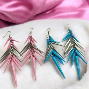 Anna kék színű bizsu fülbevaló