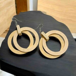 Letti barack fa bizsu fülbevaló