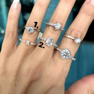 Janet ezüst színű xuping gyűrű 1.