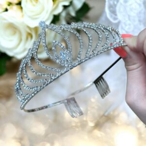 Kiara alkalmi diadém tiara hajdísz