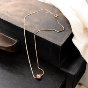 Atina rosegold színű xuping nyaklánc