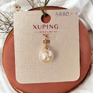 Pearl rosegold színű antiallergén xuping medál