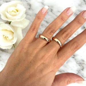 Kitti rose gold színű xuping karika gyűrű