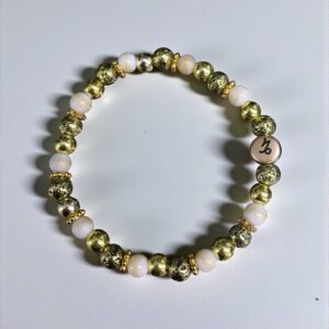 Bak horoszkópos lapis lazuli ásvány karkötő