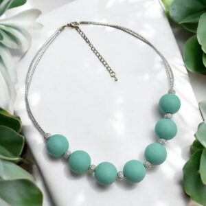 Amara türkiz színű bizsu nyaklánc